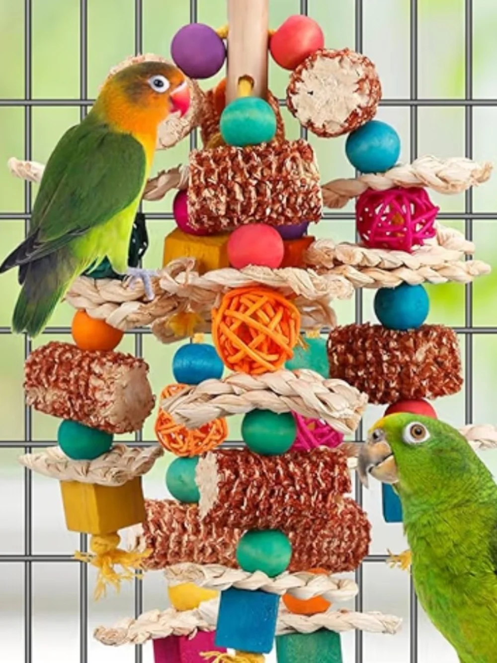 Colorful Natural Chew Toy for Small Pets